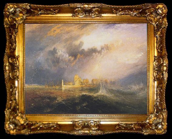 framed  Joseph Mallord William Turner Quillebeuf, Mouth of the Seine, ta009-2